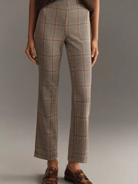 Anthropologie Sanctuary X Ankle Pants in Houndstooth Brown